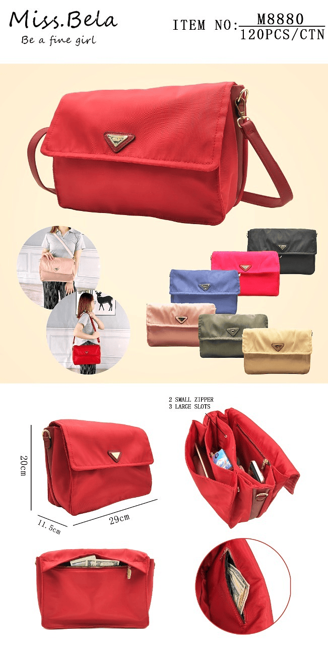 BOLSA TRANSVERSAL IMPERMEÁVEL Miss Bela Bolsas